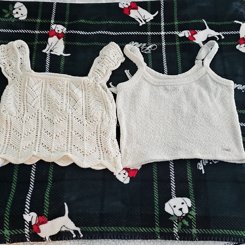 Women's Cream Tank Tops